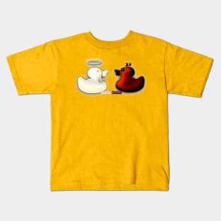 GO Ducks! Aziraphale and Crowley Kids T-Shirt